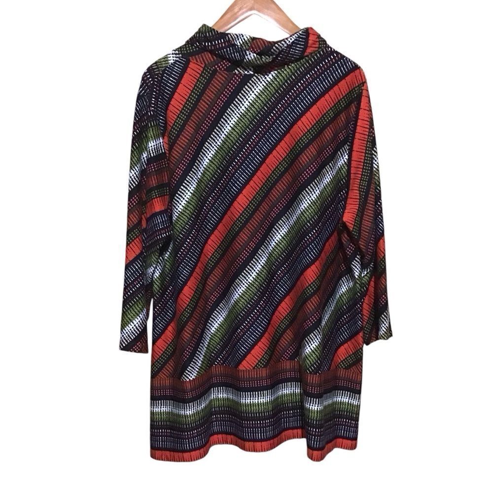 Ruby Rd Woman Cowl Neck Oversized Top 2X - Picture 3 of 5